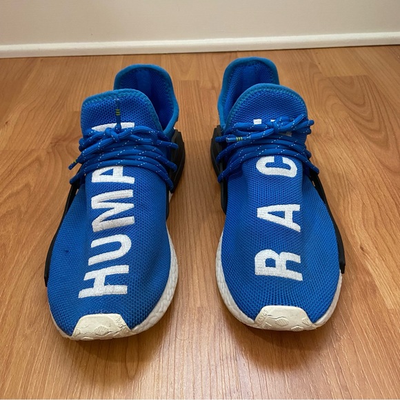 Adidas Men’s Pharrell Williams Human Race Logo Sneakers Size 9.5